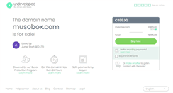 Desktop Screenshot of musobox.com